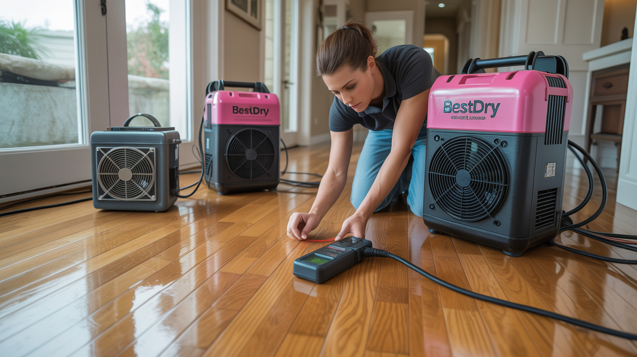 Specialized Drying for Hardwood Floors and Tile